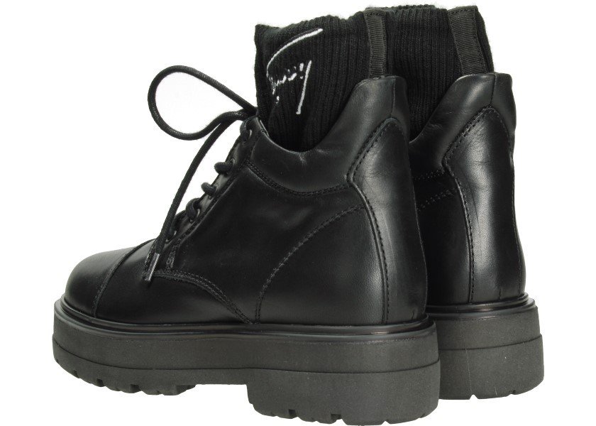 tommy signature flatform boot