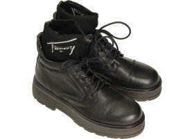 tommy signature flatform boot